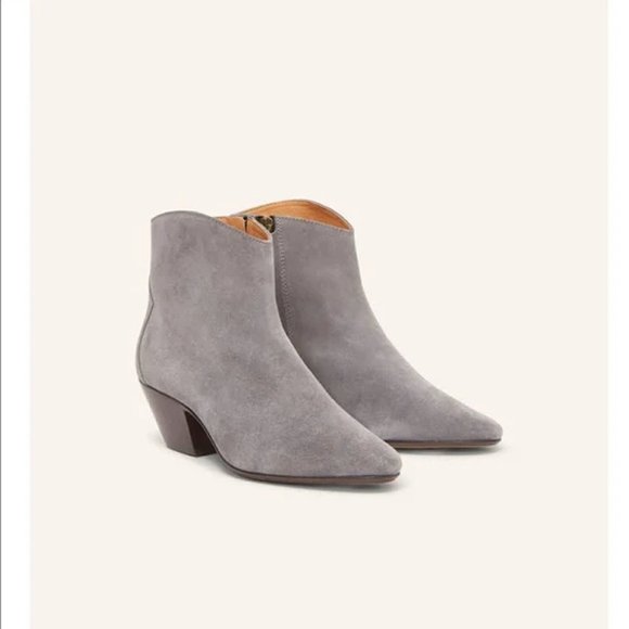 New! ISABEL MARANT  Dacken  Bootie Size 6 US 36 EU Gray - Picture 1 of 10